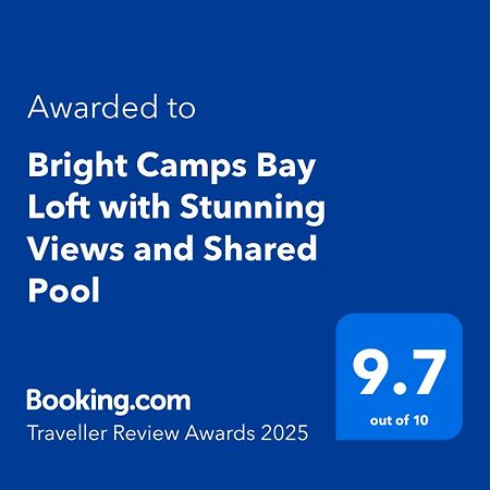 Bright Camps Bay Loft With Stunning Views And Shared Pool Apartment Cape Town Luaran gambar